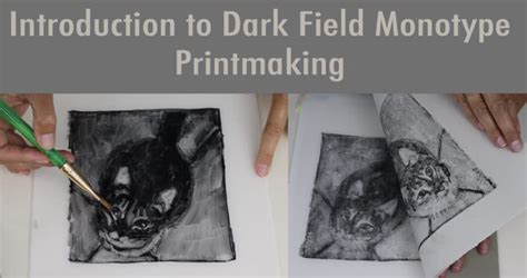 Monotype Printmaking Process Diagram Monotype Printmaking