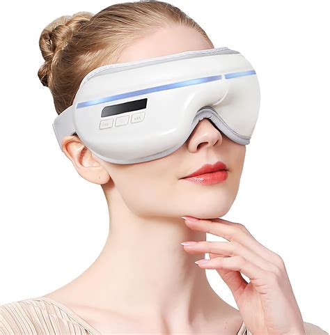 Aplabins Eye Massager Relieve Eye Fatigue Dry Eyes Improve Sleep Quality，5 Mode Compression With