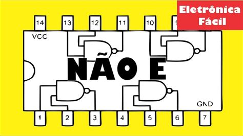 Eletr Nica Digital Porta L Gica N O E Nand Gate Como Funciona