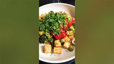 Roasted Broccoli And Tofu Salad Youtube