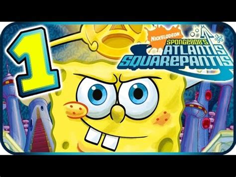 Spongebob Atlantis Squarepantis Walkthrough Part 1 Ps2 Wii ☼ Level 1