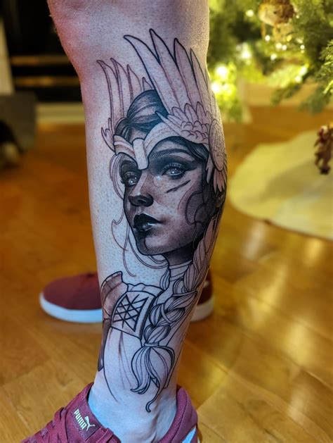 Freehand Magnolia By Justin Olivier At Downtown Tattoo New Orleans R