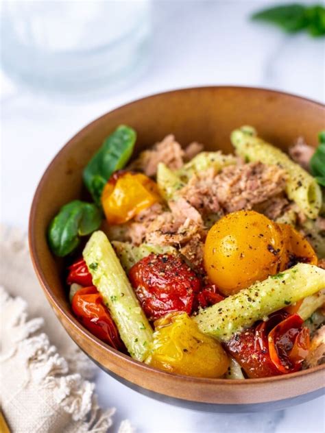 Tuna Pesto Pasta Quick And Easy Weeknight Dinner