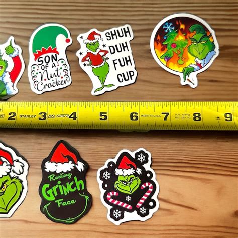 The Grinch Stickers Etsy