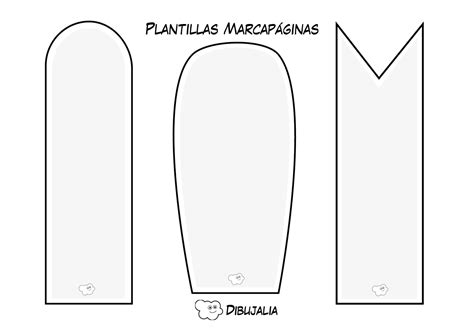 Plantillas para Diseñar tu Marcapáginas Dibujalia