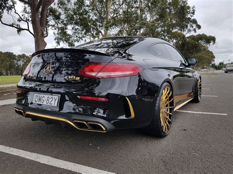 Mercedes Benz C Amg W Black Inch Bc Forged Hb Wheel Front