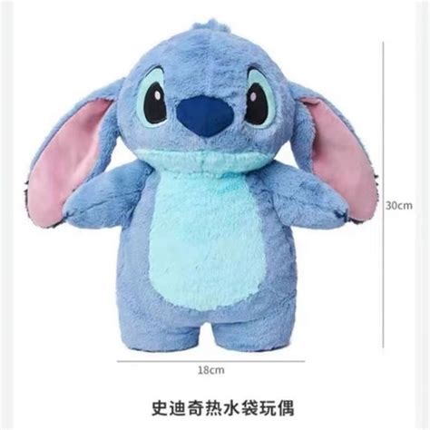 Hot Water Bottle Winter Anime Water Filling For Disney Turo Stitch Lilo Plush EBay