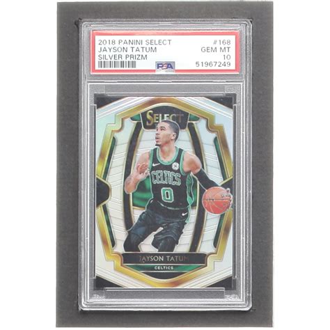 Jayson Tatum Select Prizms Silver Psa Pristine Auction