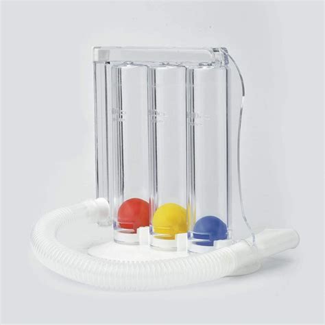 Respirometer 3 Ball Lung Exerciser Respiratory Exerciser Spirometer