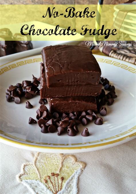 No Bake Chocolate Fudge Recipe Cleverly Me South Florida Lifestyle