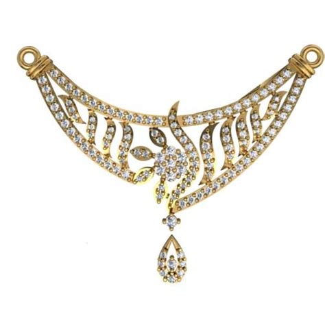 Diamond Mangalsutra Pendent At Best Price In Mumbai By Jeeya Diamond