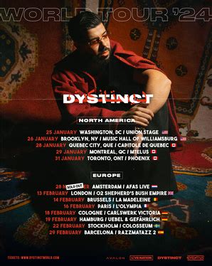 Entradas Fechas Y Conciertos De DYSTINCT En 2024 2023 Songkick