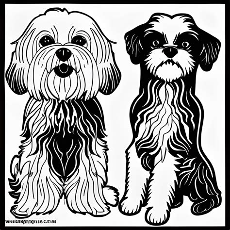 Shih Tzu Kolorowanki Creative Fabrica