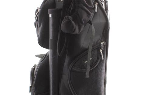 Kahma Golf C5 Cart Bag With Integrated Caddyrack Hood Black