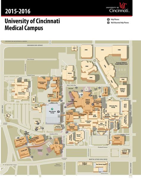 University Of Cincinnati Campus Map