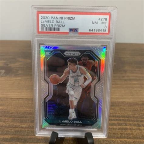 LaMELO 2020 Panini Prizm 278 Silver RC Rookie PSA 8 EBay