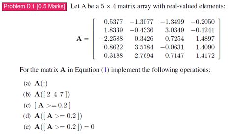 Solved Please Answer The Following Question Using Matlab