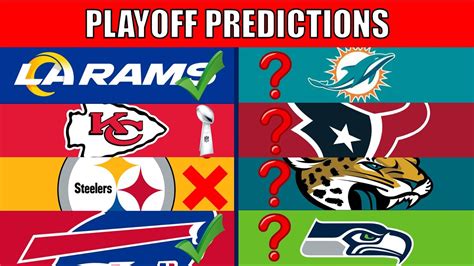 NFL Playoff Predictions 2023-2024 - YouTube