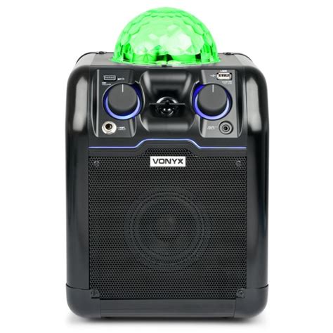 Sbs B Bafle Party Negro Con Bola Rgb Led Vonyx Electrikal Sound