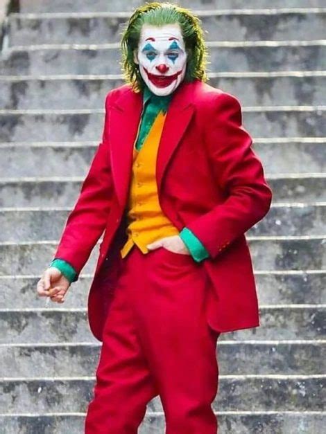 Joaquin Phoenix Joker Red Tuxedo Suit Celebrity Jackets