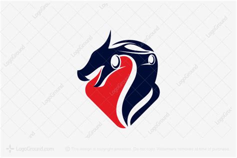 Dragon Car Auto Logo