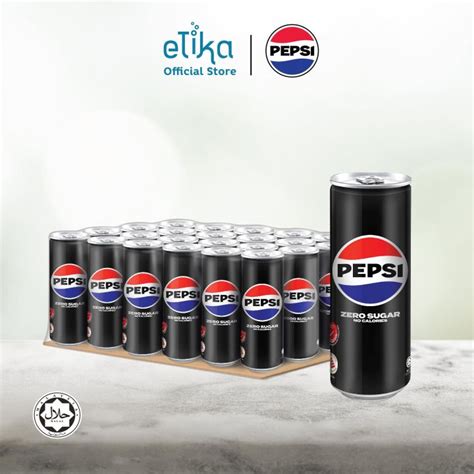 Pepsi Black 320ml X 24 Cans Carton Lazada