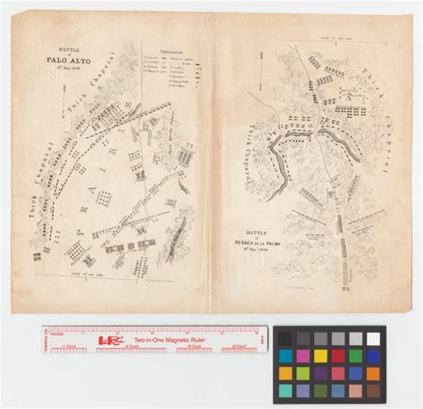 Map Shows Location And Types Of United States And Mexican Troops At