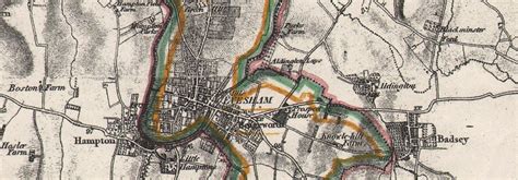 Evesham Boroughtown Plan Boundary Commission Worcestershire James