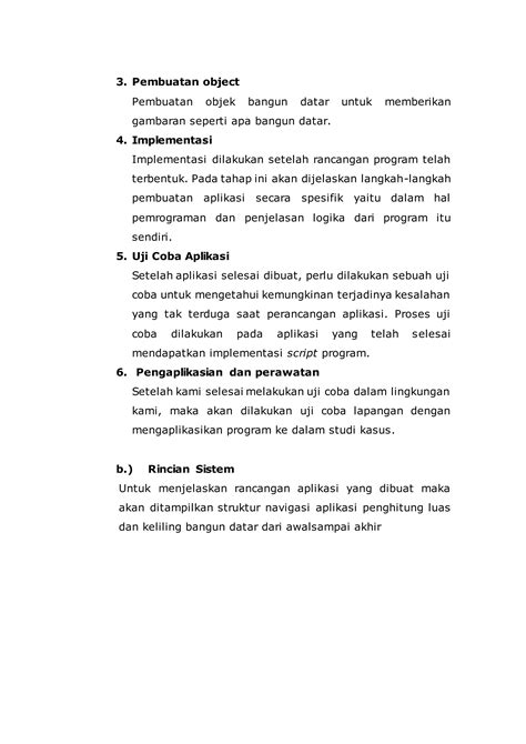 Aplikasi Penghitung Luas Dan Keliling Pada Bangun Datar Pdf