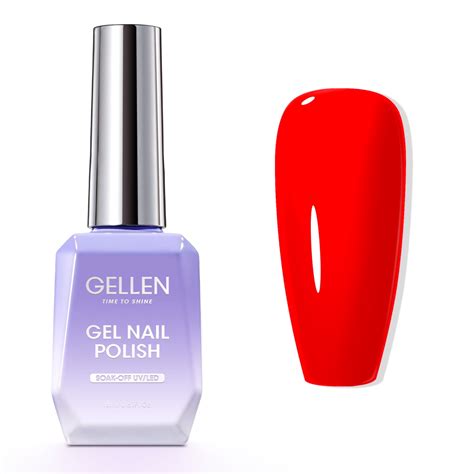 Gellen Gel Nail Polish Ml Hot Red Soak Off UV LED Long Lasting Manicure For Home And Gift