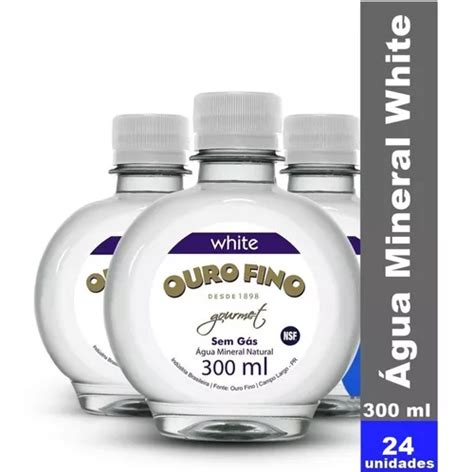 Gua Mineral Ouro Fino Gourmet White Sem G S Garrafa Ml Frete Gr Tis