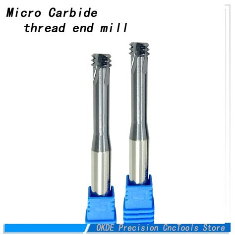Micro Carbide Thread End Mill M1 M12 M14 M16 M2 M25 M3 M4 M5 M6 M8