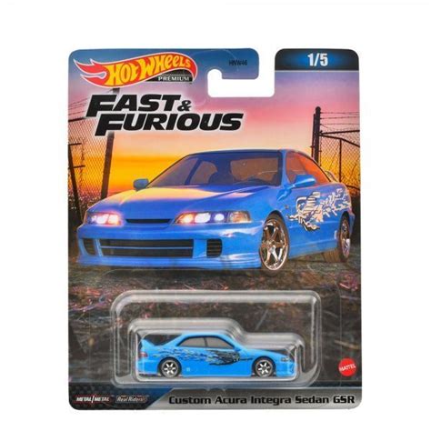 カスタム アキュラ インテグラ セダン GSR CUSTOM ACURA INTEGRA ワイルド スピード HKD プレミアムモデル HOT WHEELS 乗用車 売買された