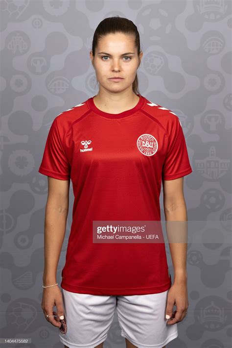 Signe Bruun Of Denmark Poses For A Portrait During The Official Uefa