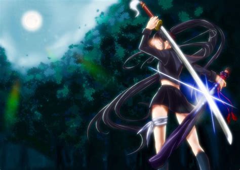 Anime Ninja Girl Wallpapers - Top Free Anime Ninja Girl Backgrounds ...