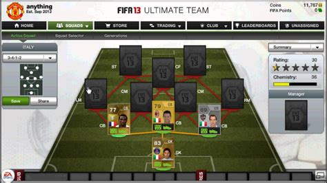 Fifa Ultimate Team Squad Builder Serie A Decent Youtube