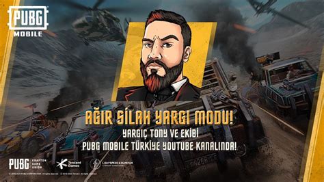 PUBG Mobile Yargıç Tony Ekibi Ağır Silah 2 Modu Yargı Dağıtımı