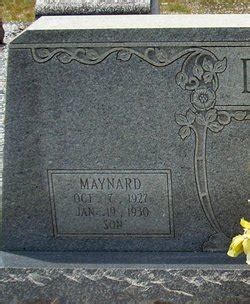 Maynard Dodson 1927 1930 Mémorial Find a Grave