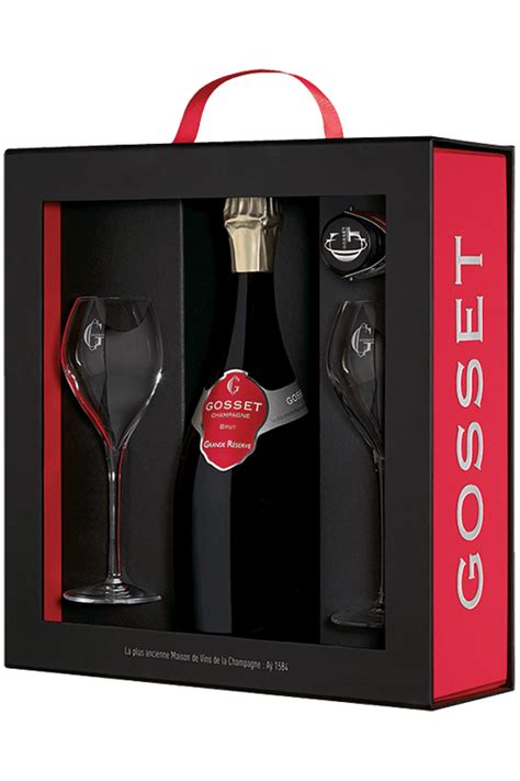 Gosset Coffret Grande R Serve Fl Tes Et Bouchon Champagner