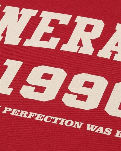 Buy Men S Red Generation Typography Oversized T Shirt Online At Bewakoof