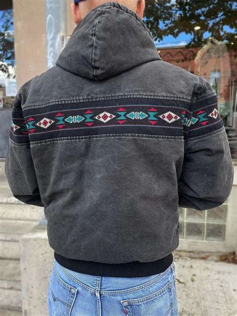 Vintage Carhartt Aztec Jacket 90s Carhartt Aztec Jacket