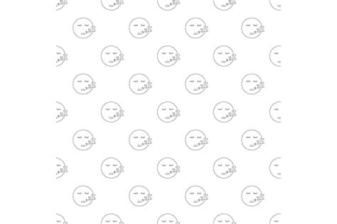 Sleep smile pattern vector seamless By Anatolir56 | TheHungryJPEG