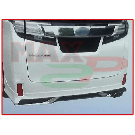 Toyota Vellfire Alphard Anh Mdls Style Rear Back Skirt