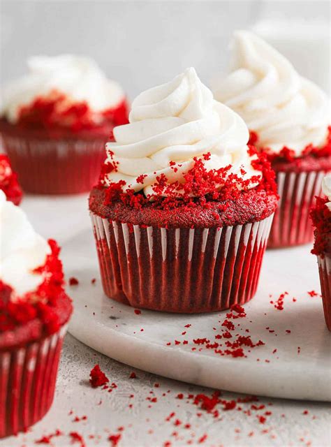 Red Velvet Birthday Cupcakes