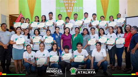 Clausuran escuela de líderes promovida por Municipalidad de Atalaya