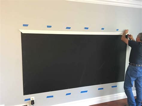 How To Make A Diy Chalkboard Wall Thats Magnetic Too Jac Of All