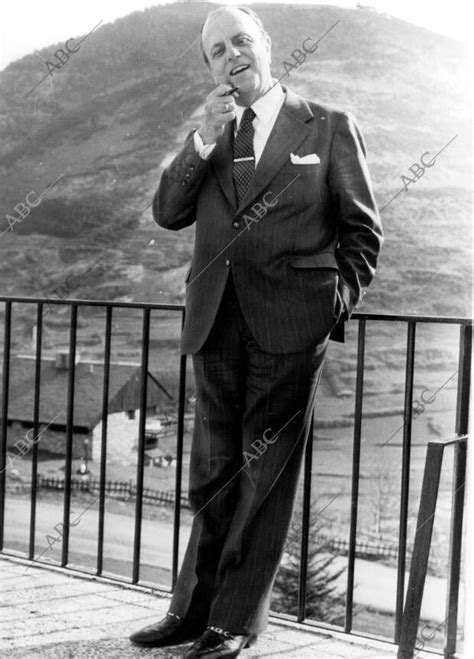 Don Manuel Fraga Iribarne En El Valle De Arán Durante La Precampaña
