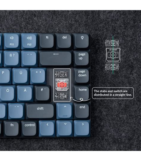 Mechanische Tastatur Keychron K3 Pro Hot Swap Deutsches Layout ISO DE