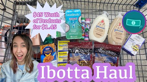 WALMART IBOTTA HAUL 45 WORTH OF PRODUCTS FOR 1 45 YouTube