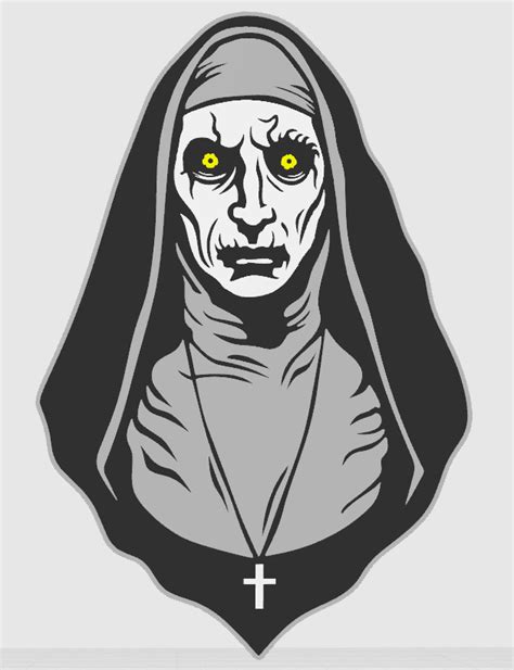 The Nun Light Box By Bromigo Makerworld